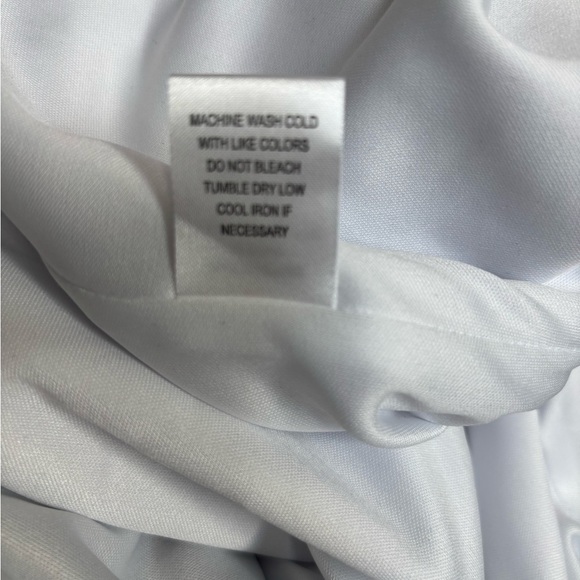 JM STUDIO BY JOHN MEYER Winter White Midi Cocktail Holiday Formal Dress SZ 6 - Picture 11 of 14